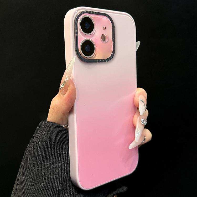 Gradient Silk Print Acrylic Hybrid TPU Phone Case