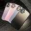 Gradient Silk Print Acrylic Hybrid TPU Phone Case