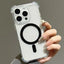Electroplating TPU Hybrid PC Four Corners Shockproof MagSafe Phone Case