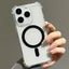 Electroplating TPU Hybrid PC Four Corners Shockproof MagSafe Phone Case