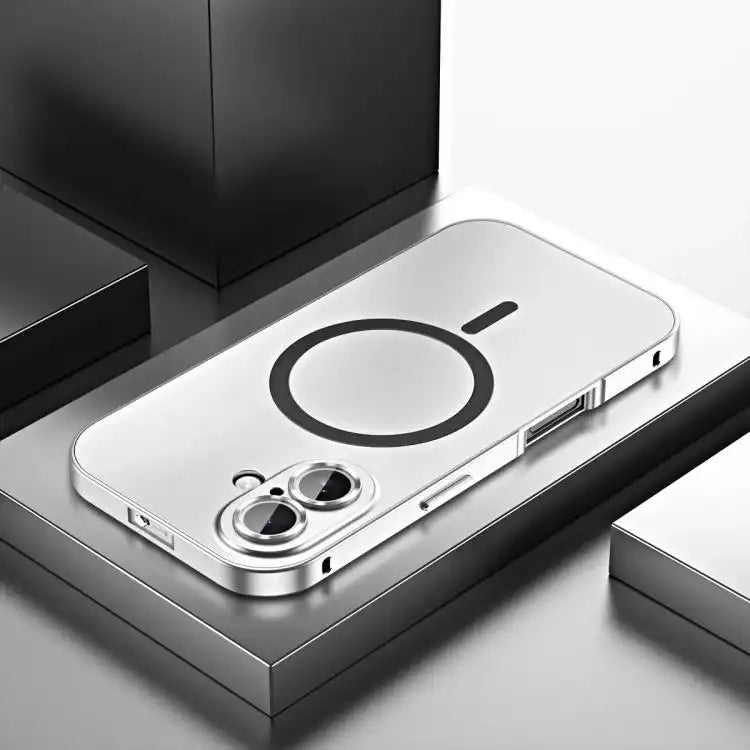 Spring Buckle MagSafe Magnetic Metal Phone Case