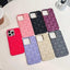 Oil-sprayed 3D Flower Diamond TPU Phone Case
