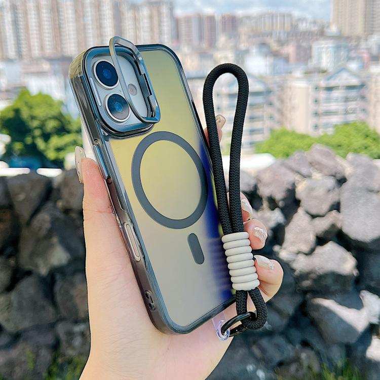 Gradient Discolor MagSafe Phone Case with Holder / Wrist Strap