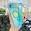 Gradient Discolor MagSafe Phone Case with Holder / Wrist Strap