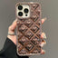Electroplated Heart 3D Embossed Diamond TPU Phone Case