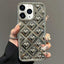 Electroplated Heart 3D Embossed Diamond TPU Phone Case