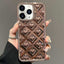 Electroplated Heart 3D Embossed Diamond TPU Phone Case