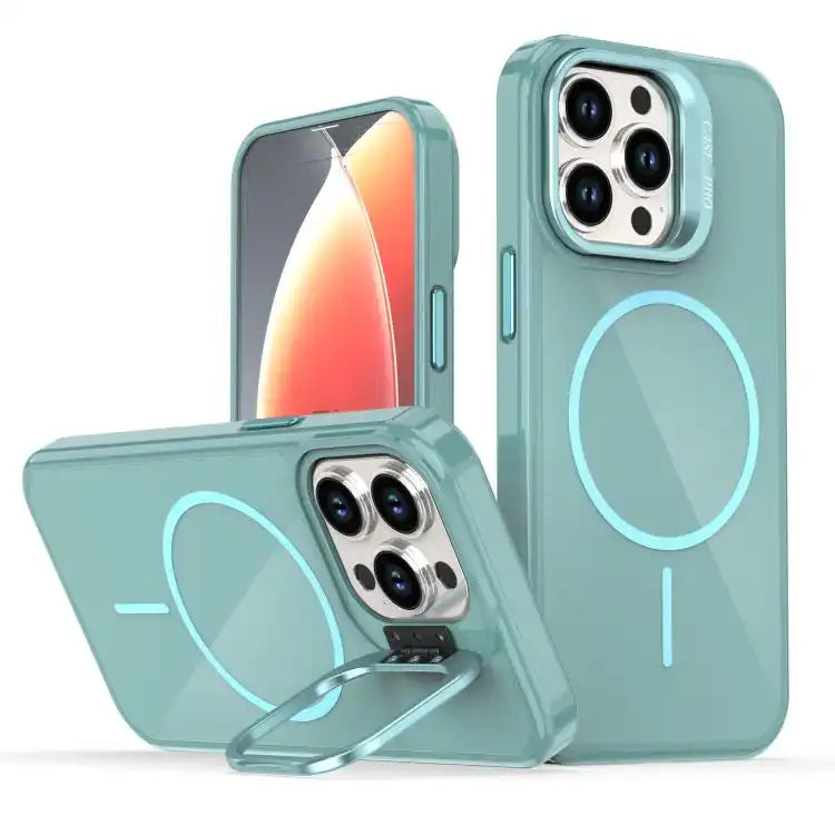 Bright Color Imitation Camera Bracket Magsafe Phone Case