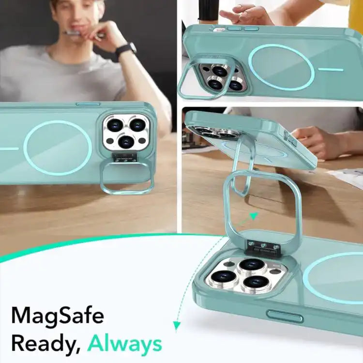 Bright Color Imitation Camera Bracket Magsafe Phone Case