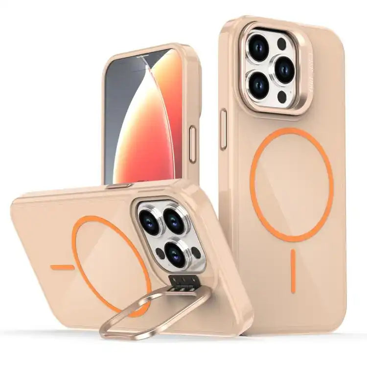 Bright Color Imitation Camera Bracket Magsafe Phone Case