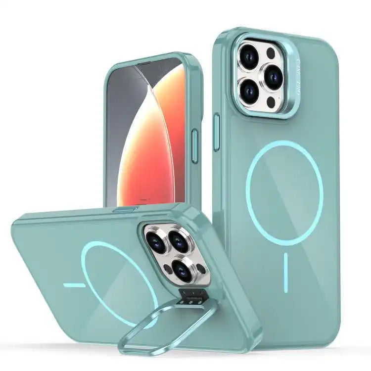 Bright Color Imitation Camera Bracket Magsafe Phone Case