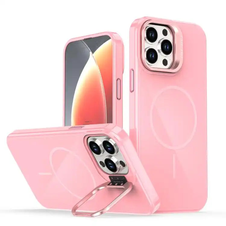 Bright Color Imitation Camera Bracket Magsafe Phone Case