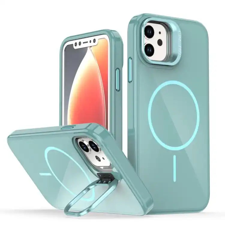 Bright Color Imitation Camera Bracket Magsafe Phone Case