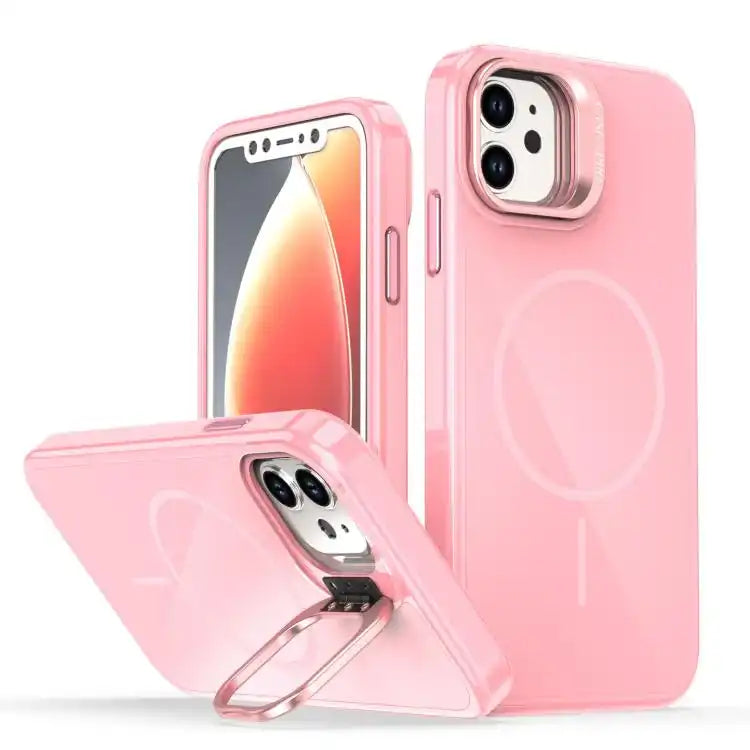 Bright Color Imitation Camera Bracket Magsafe Phone Case