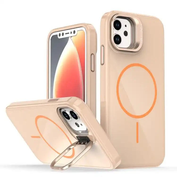 Bright Color Imitation Camera Bracket Magsafe Phone Case