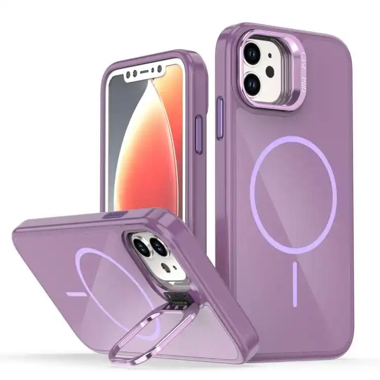 Bright Color Imitation Camera Bracket Magsafe Phone Case