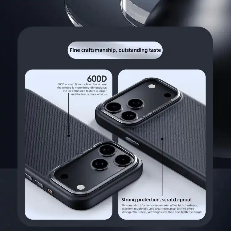 Carbon Fiber Kevlar MagSafe Magnetic Phone Case