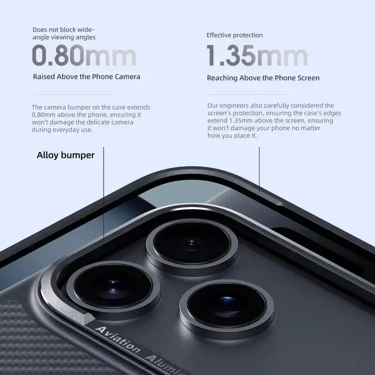 Carbon Fiber Kevlar MagSafe Magnetic Phone Case