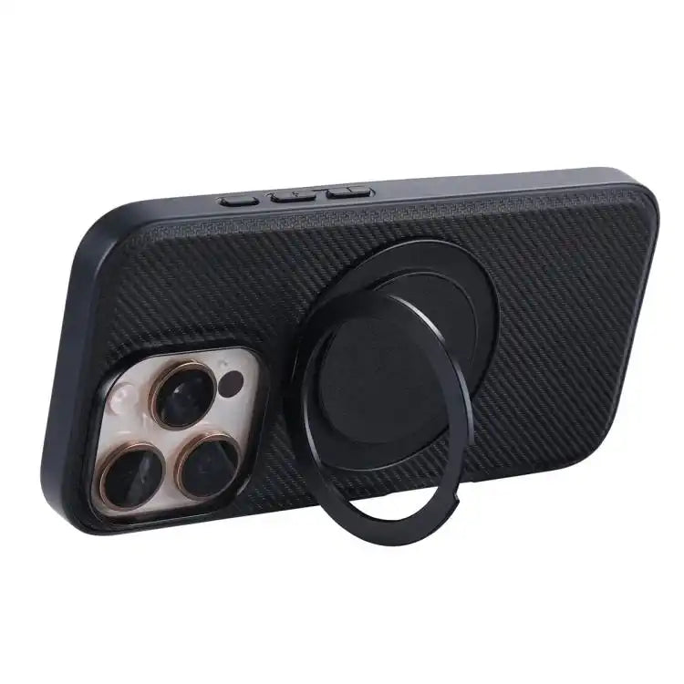 ViLi TCY Series Kevlar Leather Texture Rotating Holder Phone Case