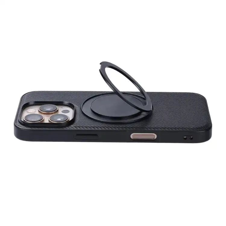 ViLi TCY Series Kevlar Leather Texture Rotating Holder Phone Case