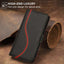 Side Buckle S Curve Leather Phone Case