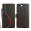 Side Buckle S Curve Leather Phone Case