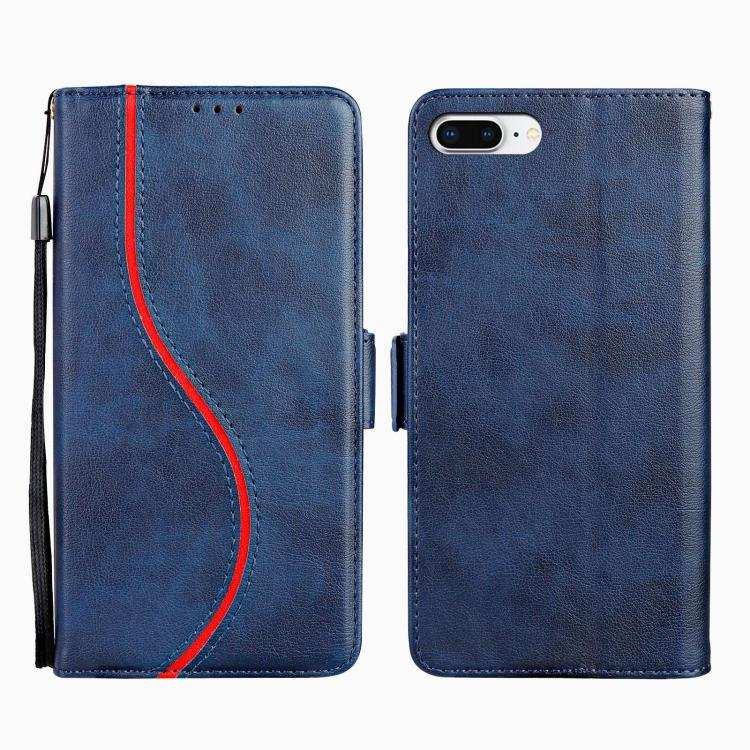 Side Buckle S Curve Leather Phone Case