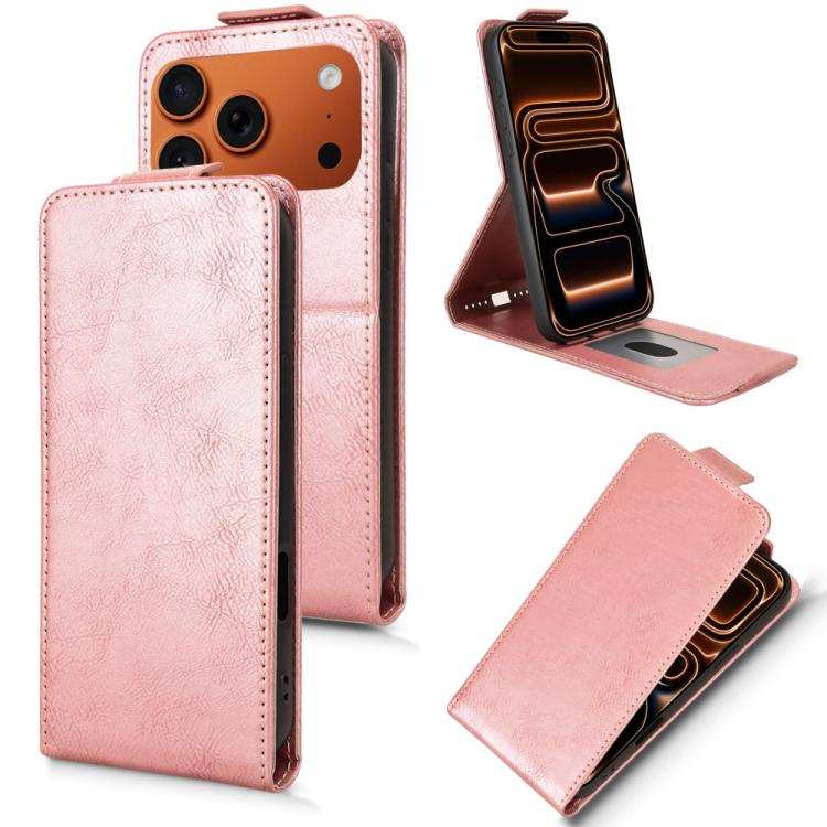 Magnetic Vertical Flip Leather Phone Case with Buckle