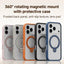 ZGA 360 Pivot Holder Magsafe PC Hybrid TPU Phone Case