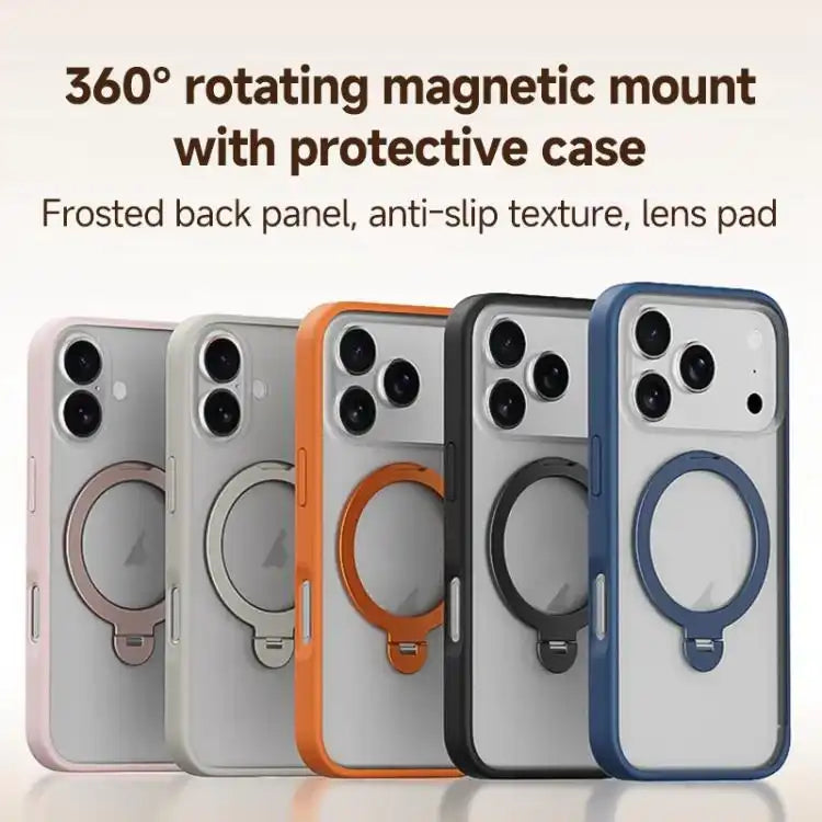 ZGA 360 Pivot Holder Magsafe PC Hybrid TPU Phone Case
