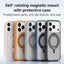ZGA Feitian 360 Rotation Holder Magsafe PC Hybrid TPU Phone Case