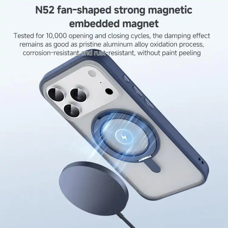 ZGA Feitian 360 Rotation Holder Magsafe PC Hybrid TPU Phone Case