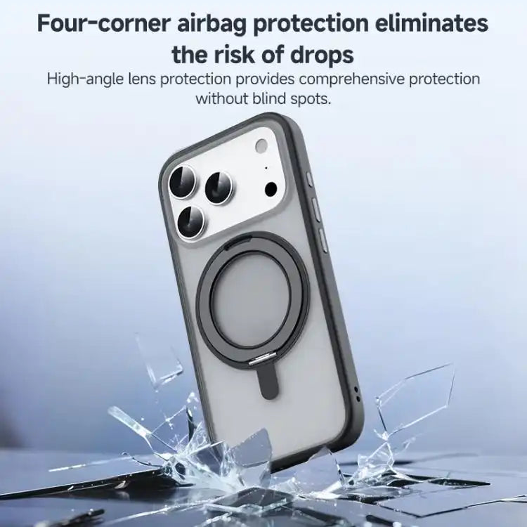 ZGA Feitian 360 Rotation Holder Magsafe PC Hybrid TPU Phone Case