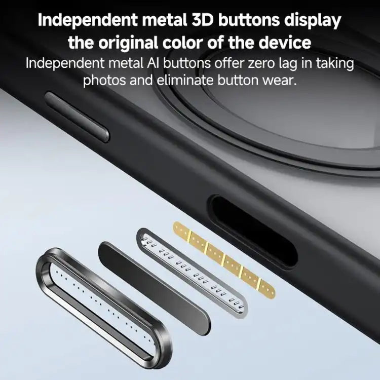 ZGA Feitian 360 Rotation Holder Magsafe PC Hybrid TPU Phone Case