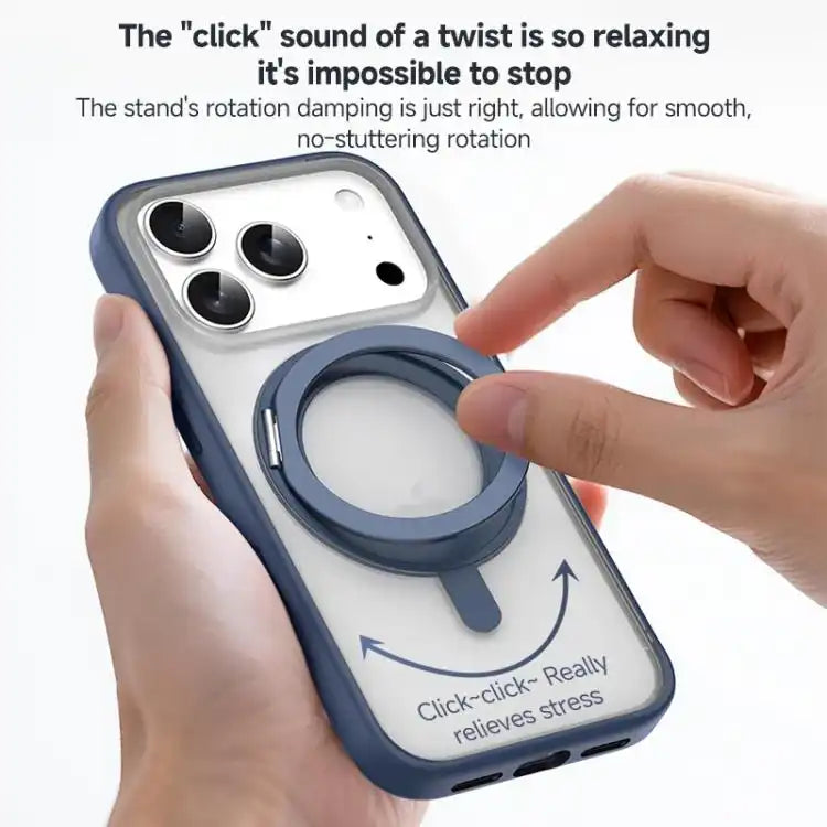 ZGA Feitian 360 Rotation Holder Magsafe PC Hybrid TPU Phone Case