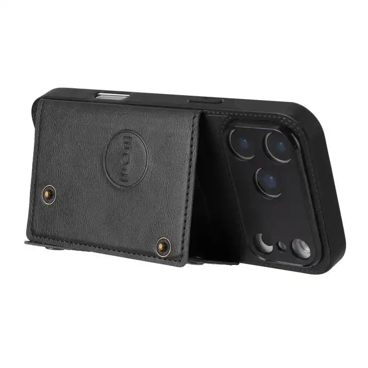 Double Buckle Card Slots Magnetic Phone Case