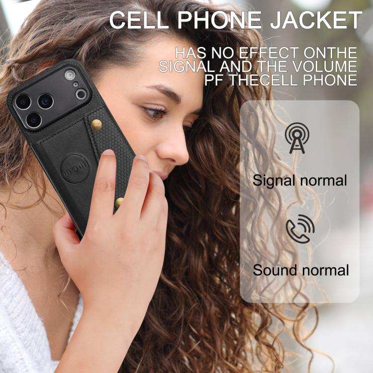 Double Buckle Card Slots Magnetic Phone Case