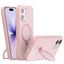 Contrast Color Rotation Holder Magsafe Phone Case
