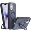 Contrast Color Rotation Holder Magsafe Phone Case