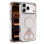 High Transparent MagSafe TPU Phone Case with 360 Degrees Rotating Ring Holder