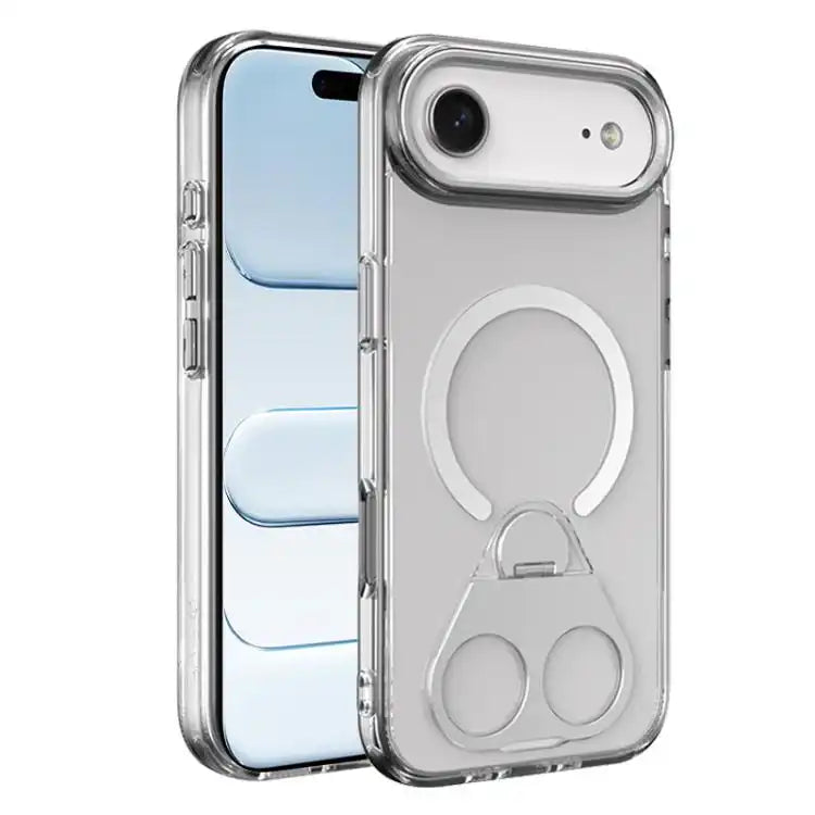High Transparent MagSafe TPU Phone Case with 360 Degrees Rotating Ring Holder