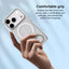 High Transparent MagSafe TPU Phone Case with 360 Degrees Rotating Ring Holder