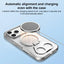 High Transparent MagSafe TPU Phone Case with 360 Degrees Rotating Ring Holder