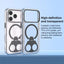 High Transparent MagSafe TPU Phone Case with 360 Degrees Rotating Ring Holder