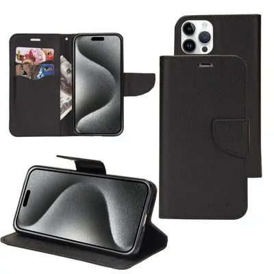 Mercury Contrast Color Splicing Leather Phone Case