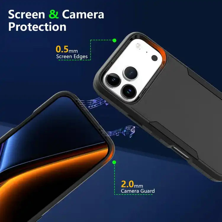 2 in 1 PC Hybrid TPU Phone Case