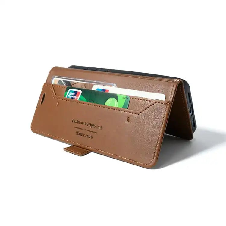 Magnetic Buckle Card Slot Leather Phone Case