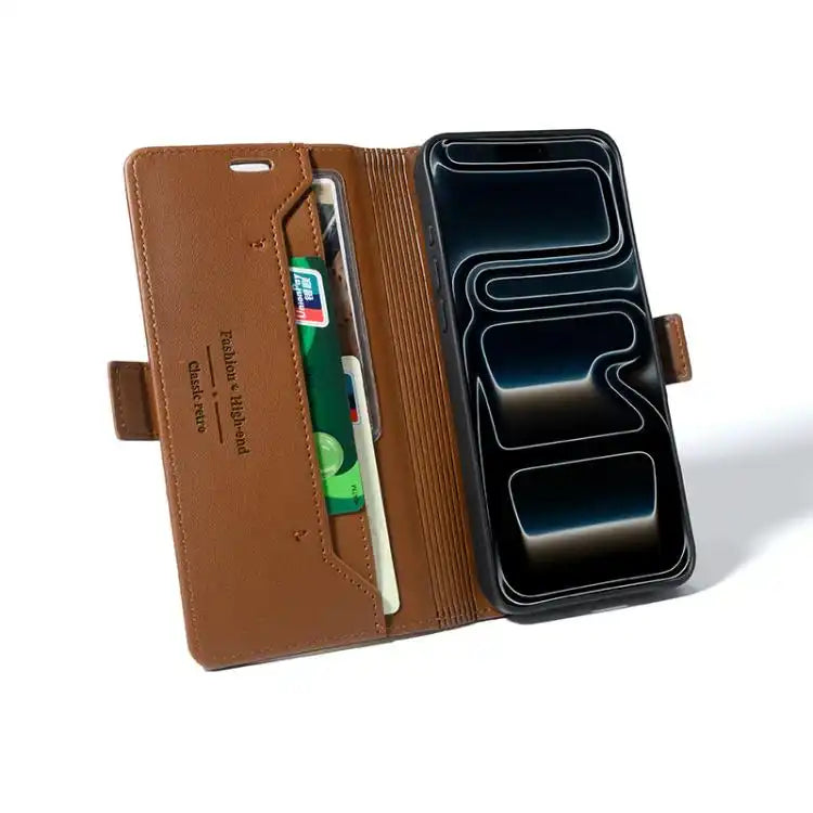 Magnetic Buckle Card Slot Leather Phone Case