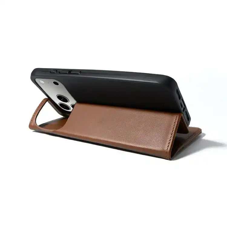 Magnetic Buckle Card Slot Leather Phone Case
