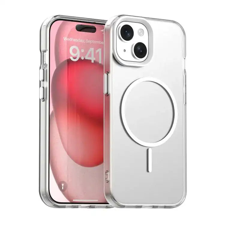 Candy Fine Circle Magsafe PC Hybrid TPU Phone Case